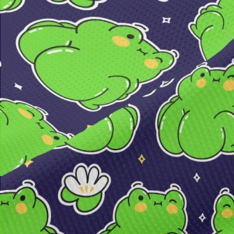 Funny Big Ass Frog Piqué