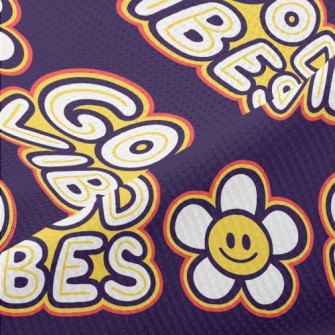 Great Fluorescent Text Piqué