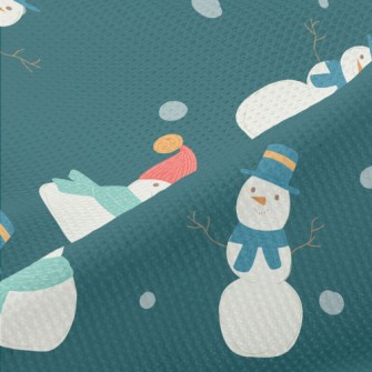 Gentleman Scarf Snowman Piqué