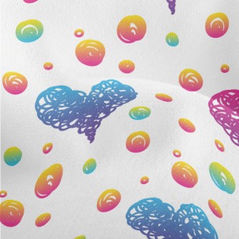 Graffiti Love Dots Lightweight Performance Linen