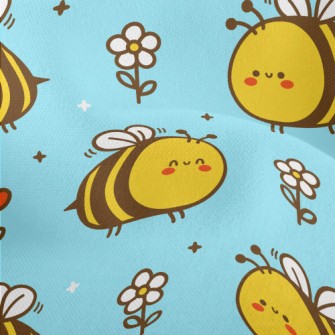 Happy Little Bee Lightweight Performance Linen