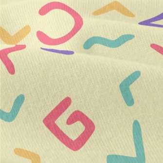 Artistic Colorful Text Modern Jersey