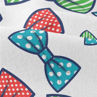 Polka Dot Stripes Bow Modern Jersey