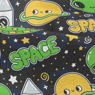 Space Rocket UFO Modern Jersey