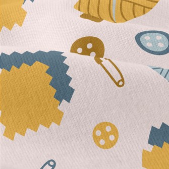 Button Needle Thread Paper Cli Modern Jersey