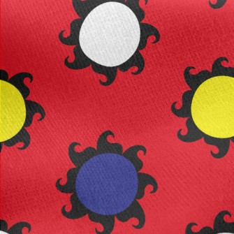 Three-color Sun Jersey Backed Fleece