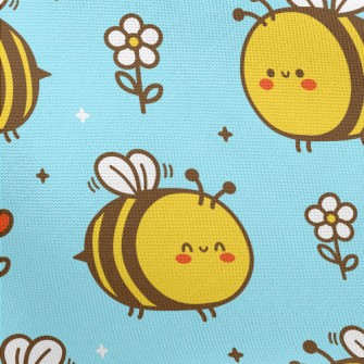 Happy Little Bee Pongee