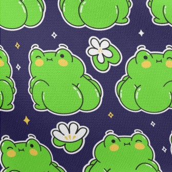 Funny Big Ass Frog Pongee