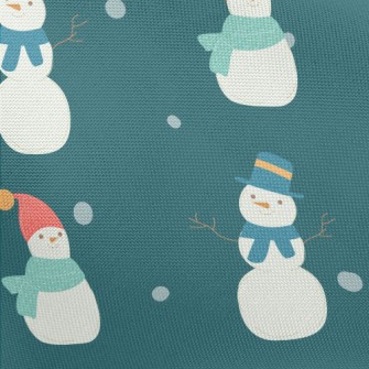 Gentleman Scarf Snowman Pongee