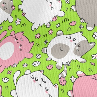 Kitten Lying On The Grass Stretch Jersey