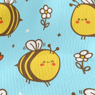 Happy Little Bee Stretch Jersey