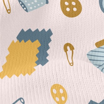 Button Needle Thread Paper Cli Stretch Jersey