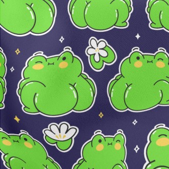 Funny Big Ass Frog Lightweight Cotton Poplin