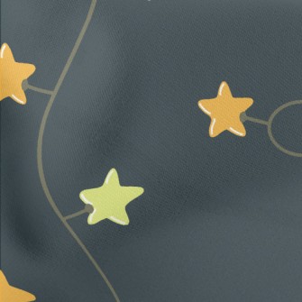 Star Decorative Light Bulb Lightweight Cotton Poplin