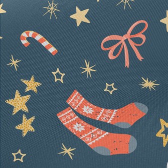 Reindeer Sweater Skate Boots Midweight Cotton Poplin