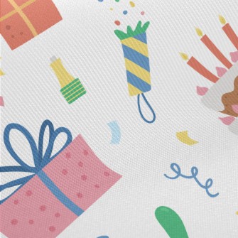 Happy Birthday Party Midweight Cotton Poplin