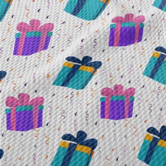 Contrast Color Gift Box Birdseye Piqué