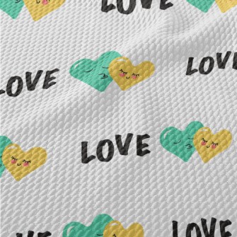 Kiss And Love Birdseye Piqué