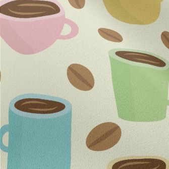 Macaron Color Coffee Chiffon