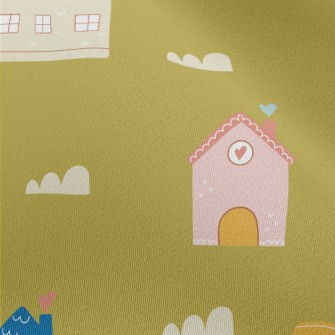 Fantasy Fairy Tale House Chiffon