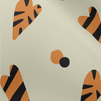 Tiger Pattern Heart Chiffon