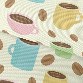 Macaron Color Coffee Waterproof Oxford