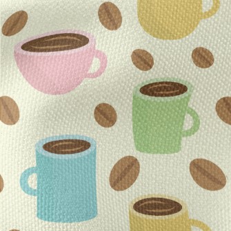 Macaron Color Coffee Waterproof Canvas