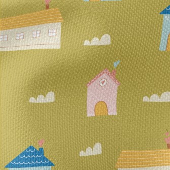 Fantasy Fairy Tale House Waterproof Canvas