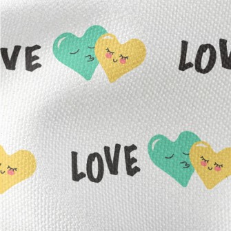 Kiss And Love Waterproof Canvas