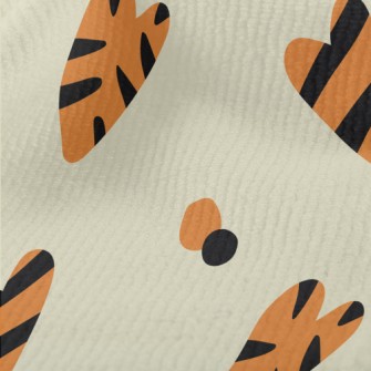 Tiger Pattern Heart Terry