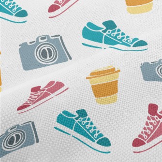 Sneakers Camera Coffee Performance Linen