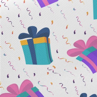 Contrast Color Gift Box Twill