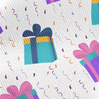 Contrast Color Gift Box Standard Corduroy