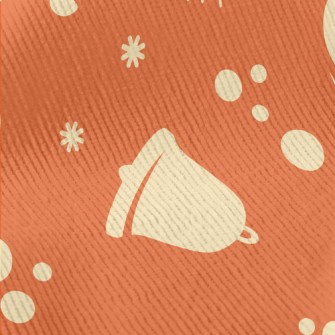 Christmas Bell Hat Snowflake Standard Corduroy