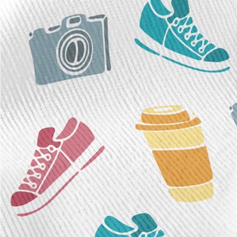 Sneakers Camera Coffee Standard Corduroy