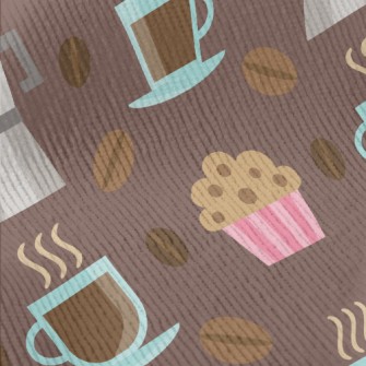 Handmade Coffee With Cookies Standard Corduroy