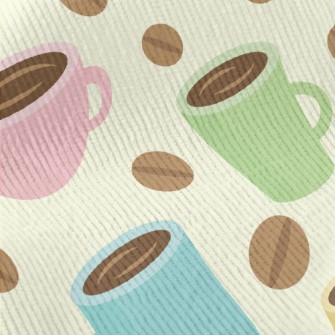 Macaron Color Coffee Standard Corduroy