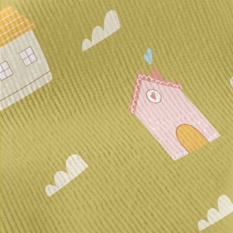 Fantasy Fairy Tale House Standard Corduroy