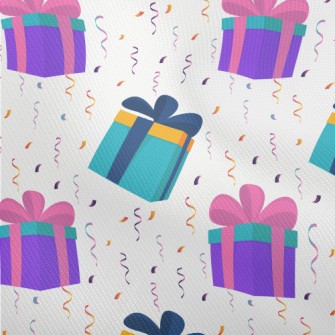 Contrast Color Gift Box Dobby