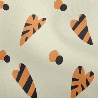 Tiger Pattern Heart Dobby