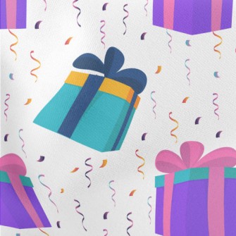 Contrast Color Gift Box Stretch Ponte