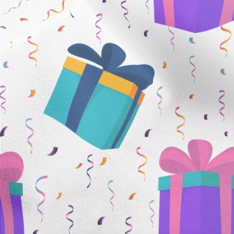 Contrast Color Gift Box Micro Fleece