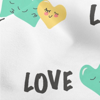 Kiss And Love Micro Fleece