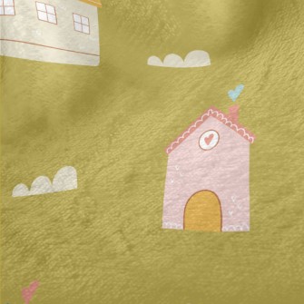 Fantasy Fairy Tale House Minky