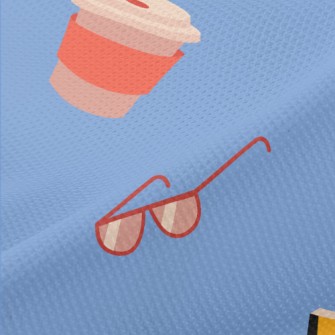 Laptop Glasses Canvas Shoes Piqué