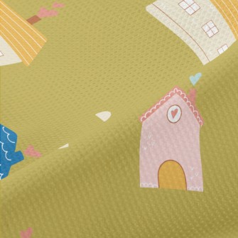 Fantasy Fairy Tale House Piqué