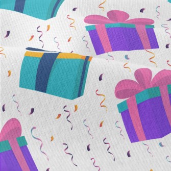 Contrast Color Gift Box Modern Jersey