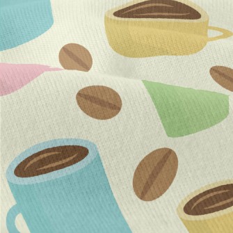 Macaron Color Coffee Modern Jersey