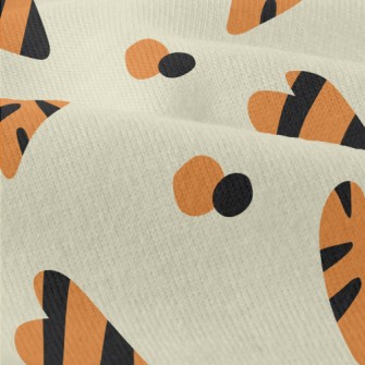 Tiger Pattern Heart Modern Jersey