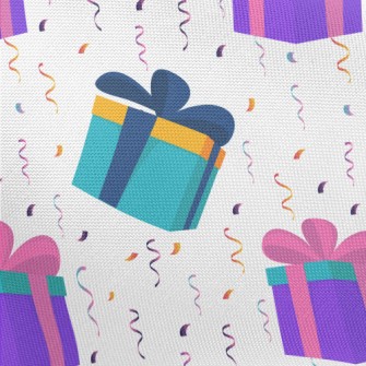 Contrast Color Gift Box Pongee